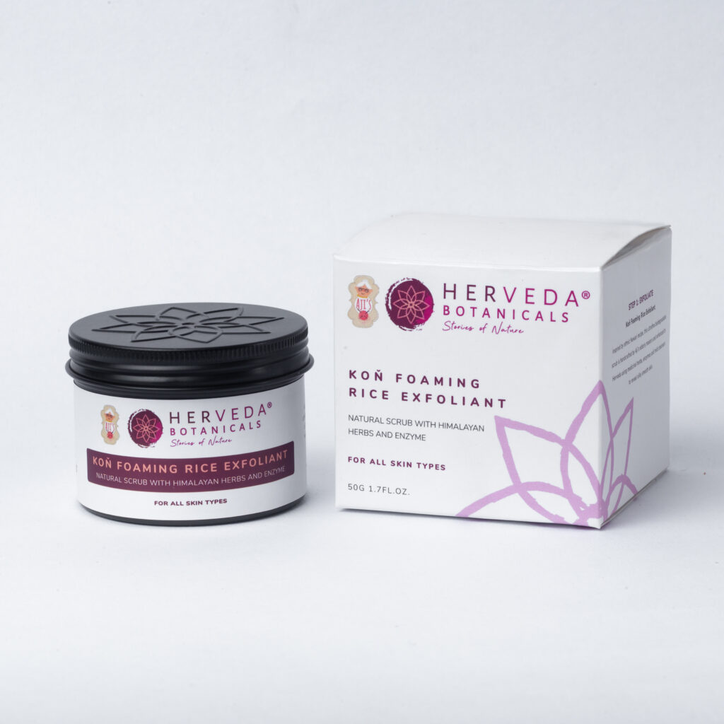 Koň Foaming Rice Exfoliant (Aluminum Pack)